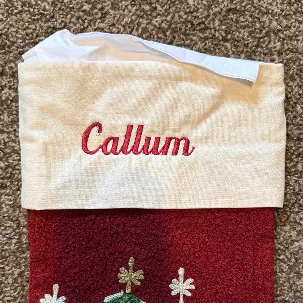 Pottery Barn Callum Stocking